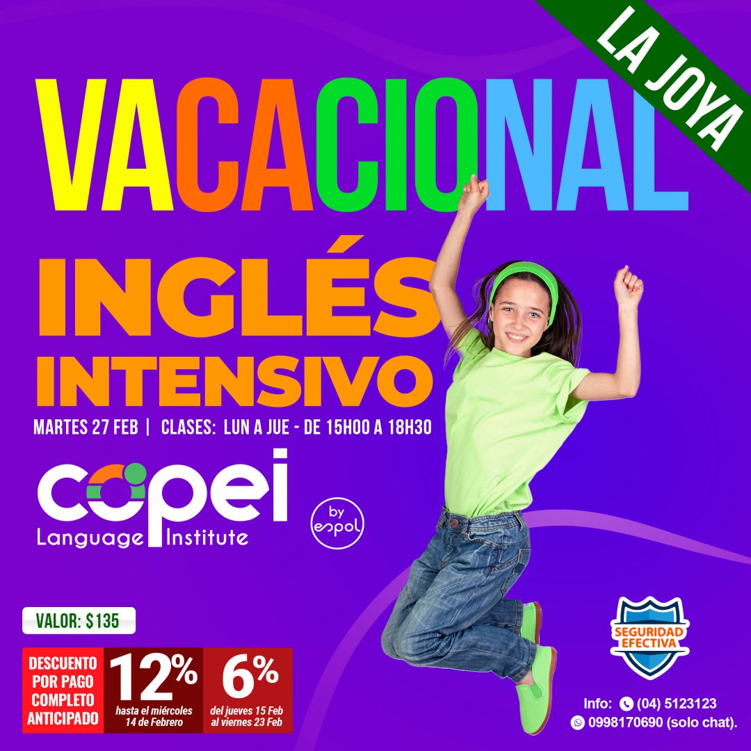 Vacacional Ingl S Intensivo Copei Language Institute By Espol