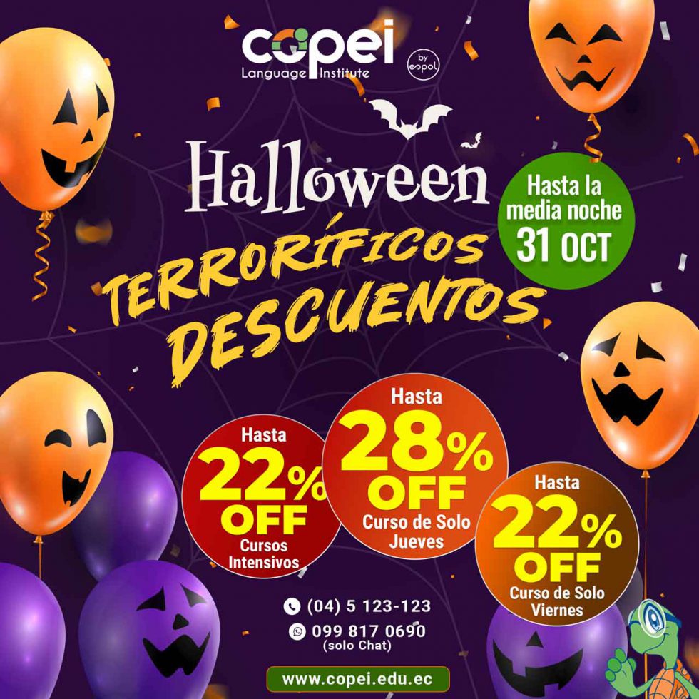 Ofertas en Halloween COPEI Language Institute by ESPOL