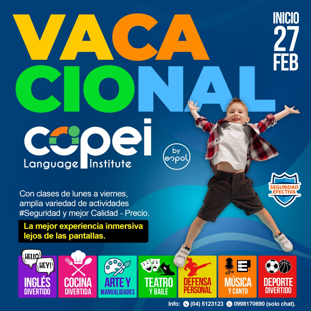 info-vacacional-copei-2024 - COPEI Language Institute by ESPOL